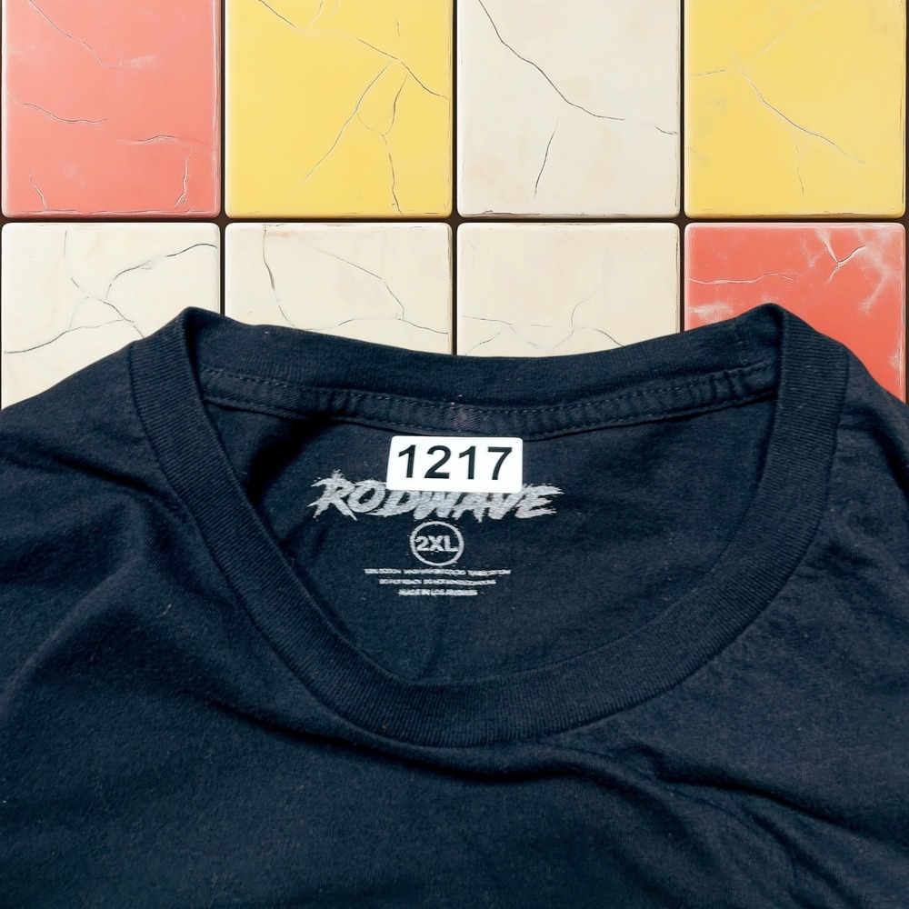 Y2K Rod Wave Beautiful Mind Tour Black Band Tee Mens 2XL Concert Music Merch Rap - Picture 5 of 14
